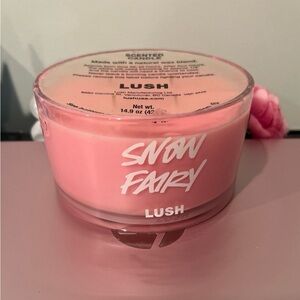 LABOR DAY SALE!! LUSH Snow  Fairy 3-wick Candle  BN